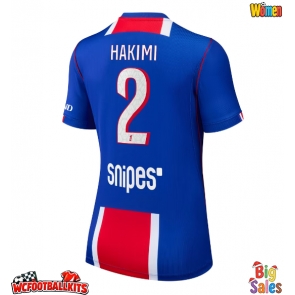 Paris Saint-Germain Achraf Hakimi #2 Replica Home Stadium Shirt for Women 2026-27 Short Sleeve